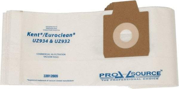 PRO-SOURCE - Meltblown Polypropylene & Paper Vacuum Bag - For Euroclean UZ934 & UZ932 Canisters - Makers Industrial Supply