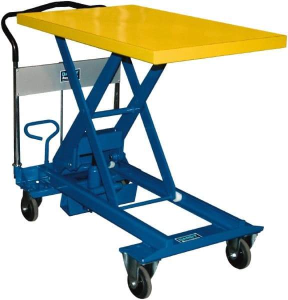 Southworth - 1,100 Lb Capacity Portable Foot-Operated Scissor Lift Table - 11.8" to 36-3/5" Lift Height, 35.81" Platform Length x 23.6" Platform Width - Makers Industrial Supply