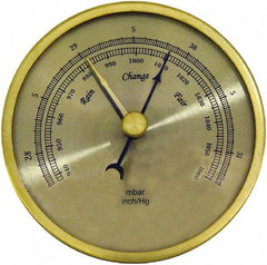 General - Inches of Hg/mbar Scale, Barometer - Makers Industrial Supply