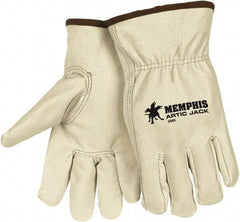 MCR Safety - Size S Cold Protection Work Gloves - For General Purpose, Uncoated, Beige, Paired - Makers Industrial Supply