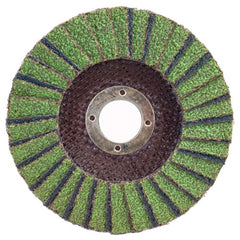 5″ × 1/4″ × 7/8″ Neon R766 Flap Disc Type 27 Flat 40 Grit - Makers Industrial Supply