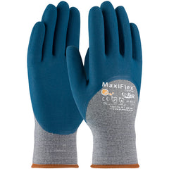 ‎34-9025/XS MaxiFlex Seamless Knits - MaxiFlex Comfort - 13G Gry Cotton/ Nylon/Lycra - 3/4 MFoam Nitrile - Exact Industrial Supply