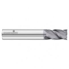 25mm Dia. x 100mm Overall Length 4-Flute 2mm C/R Solid Carbide SE End Mill-Round Shank-Center Cut-FC18 - Makers Industrial Supply