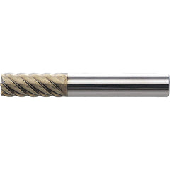 Square End Mill:  N/A Flutes,  Solid Carbide SquareEnd,  HardmaxFinish,  SpiralFlute,  45&deg N/A Mfr Grade Super MG, Series HMS6