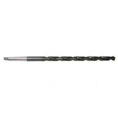 25.25mm Dia. - Cobalt 3MT GP Taper Shank Drill-118° Point-Surface Treated - Makers Industrial Supply