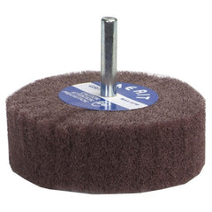 2″ × 1″ × 1/4″ Non-Woven Flap Wheel 320 Grit Aluminum Oxide - Makers Industrial Supply