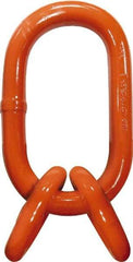 CM - 100 Grade Powder Coated Steel Oblong Link Assembly - 1-1/4" Diameter, 39,000 Lb Load Limit - Makers Industrial Supply