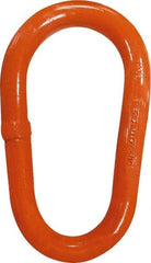 CM - 100 Grade Powder Coated Steel Pear Shape Master Link - 2-1/4" Diameter, 182,000 Lb Load Limit - Makers Industrial Supply