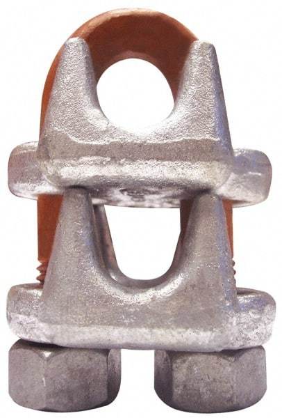 CM - 1-1/4" Piggyback Wedge Socket Clip - 7/8-9, 2.31" Between Centers, Galvanized - Makers Industrial Supply