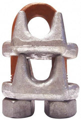 CM - 1/2" Piggyback Wedge Socket Clip - 1/2 - 13, 1.19" Between Centers, Galvanized - Makers Industrial Supply