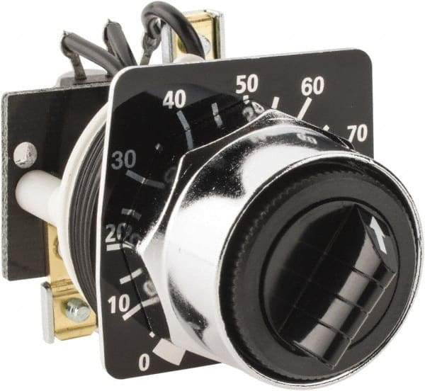 Square D - 5,000 Ohm, 30mm, 600 Volt Potentiometer - 2 Watts, Nonilluminated - Makers Industrial Supply