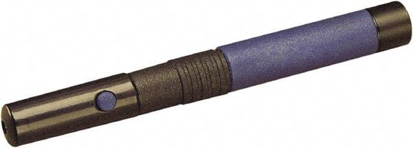 Quartet - Rubber & Metal Pen Size Laser Pointer - Blue, 2 AAA Batteries Included - Makers Industrial Supply