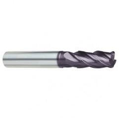 25mm Dia. - 121mm OAL - 4 FL Variable Helix Super-A Carbide End Mill - Makers Industrial Supply