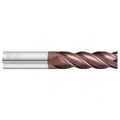 3/4 Dia. x 6 Overall Length 4-Flute .120 C/R Solid Carbide SE End Mill-Round Shank-Center Cut-FC20 - Makers Industrial Supply