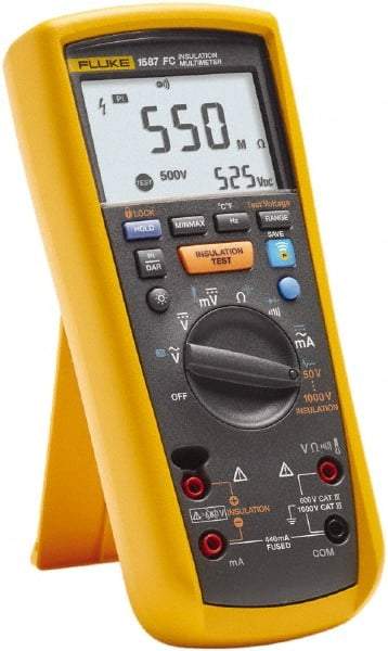 Fluke - 7 Piece, Digital Multimeter Kit - 1,000 Volt Max - Makers Industrial Supply