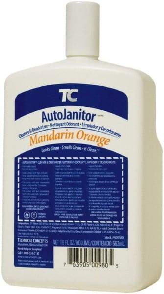 Technical Concepts - 562ml Mandarin Orange Automatic Urinal & Toilet Cleaner Dispenser Refills - For Use with 1793506, 1793507 - Makers Industrial Supply