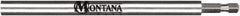 Montana - Slotted Screwdriver Bit - 1/4" Hex Drive, 6" OAL - Makers Industrial Supply