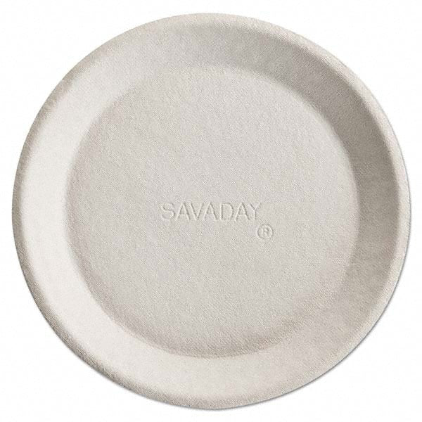 Chinet - Savaday Molded Fiber Plates, 10", Round, 500/Carton - Makers Industrial Supply