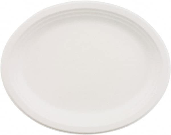 Chinet - Chinet Paper Dinnerware, Oval Platter, 9-3/4 x 12-1/2 - White - Makers Industrial Supply