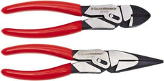 GearWrench - 2 Piece Long Nose & Diagonal Plier Set - Makers Industrial Supply