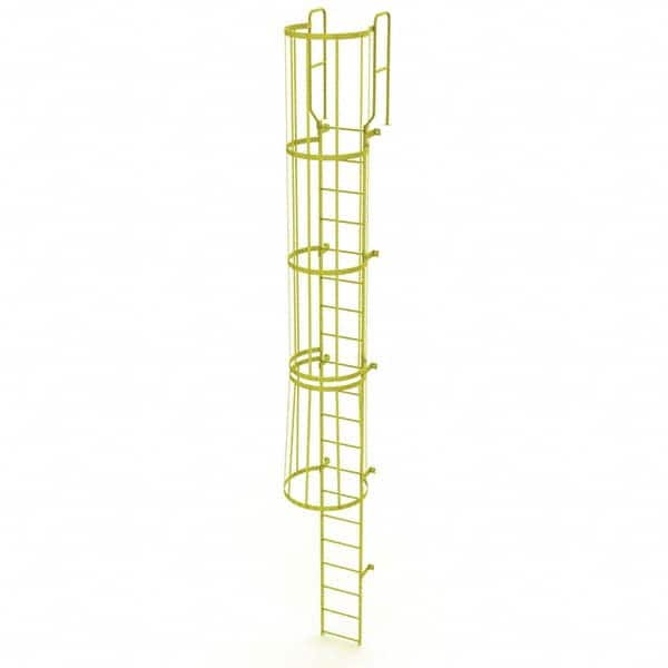 TRI-ARC - Rolling & Wall Mounted Ladders & Platforms Type: Fixed Ladder Style: Safety Cage - Makers Industrial Supply