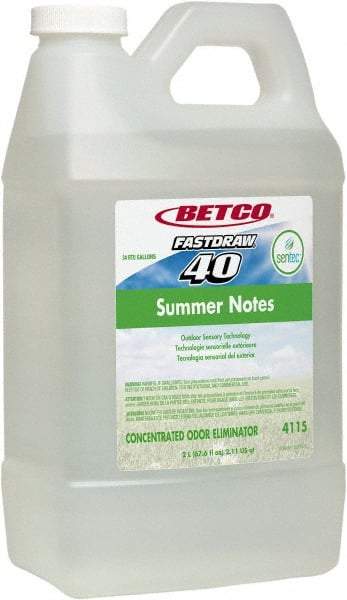 Betco - 2 L Bottle Air Freshener - Liquid, Summer Notes Scent, Concentrated - Makers Industrial Supply