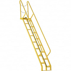 Vestil - 162-3/8" High 350 Lb Capacity 16 Step Alternating Tread Stair - Makers Industrial Supply