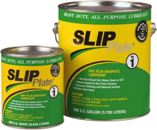 SLIP Plate - 32 oz Can Lubricant - Black, -75°F to 450°F - Makers Industrial Supply