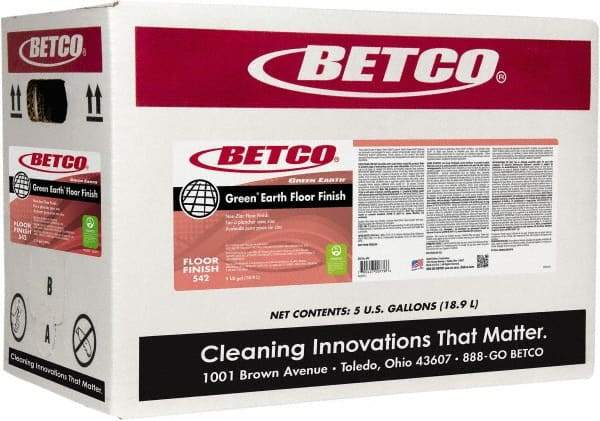 Betco - 5 Gal Bag-in-Box Floor Coating - Use on Hard Floors - Makers Industrial Supply