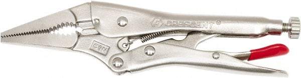 Crescent - 9" OAL Long Nose Jaw Locking Pliers - Makers Industrial Supply