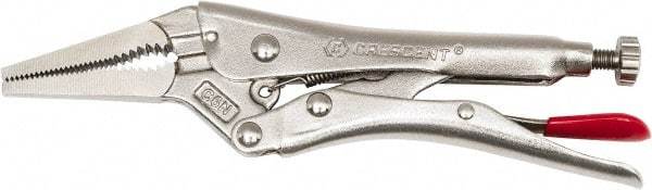 Crescent - 6" OAL Long Nose Jaw Locking Pliers - Makers Industrial Supply