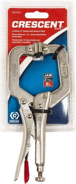 Crescent - 6" OAL C-Clamp Locking Pliers - Makers Industrial Supply