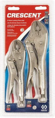 Crescent - 2 Piece Locking Plier Set - Makers Industrial Supply