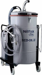 Nilfisk - 48 Gal, Painted Steel Tank, Wet, Machine Shop Vacuum Cleaner - 11.4 Amps - Makers Industrial Supply