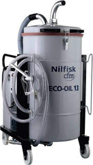 Nilfisk - 48 Gal, Painted Steel Tank, Wet, Machine Shop Vacuum Cleaner - 14.1 Amps - Makers Industrial Supply