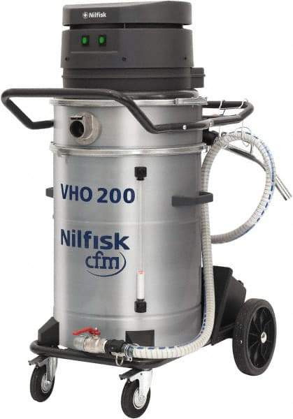 Nilfisk - 14 Gal, Painted Steel Tank, Dry, Machine Shop Vacuum Cleaner - 13.3 Amps - Makers Industrial Supply