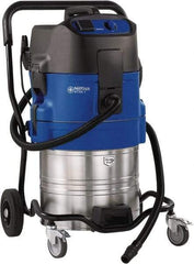 Nilfisk - 19 Gal Stainless Steel Tank, Electric Powered Wet/Dry Vacuum - 1.34 Peak hp, 120 Volt, 8.3 Amps, 13' Hose Fitting, General Purpose Filter, Accessories Included - Makers Industrial Supply