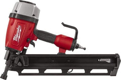 Milwaukee Tool - 3-1/2" Nail Length, 2-1/2 to 3.8mm Nail Diam, 0.15 Gauge Framing Air Nailer - Makers Industrial Supply