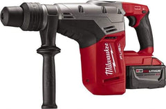 Milwaukee Tool - 18 Volt 1-9/16" SDS Max Chuck Cordless Rotary Hammer - 0 to 3,000 BPM, 0 to 450 RPM, Reversible - Makers Industrial Supply