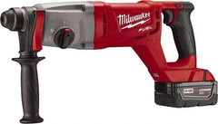 Milwaukee Tool - 18 Volt 1" SDS Plus Chuck Cordless Rotary Hammer - 0 to 4,400 BPM, 0 to 1,500 RPM, Reversible - Makers Industrial Supply