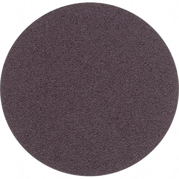 Superior Abrasives - 6" Diam, 40 Grit Aluminum Oxide Adhesive PSA Disc - Coarse Grade, Brown, Cloth Backing, Flexible - Makers Industrial Supply