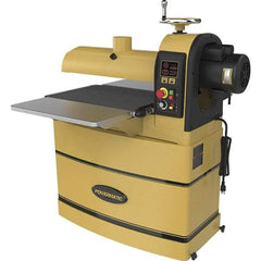 Powermatic - 5" Diam x 22" Long, Single Phase Floor Drum Sanding Machine - 4" Sanding Depth, 2-3/8 to 4" Thick x 44" Wide Workpiece - Makers Industrial Supply