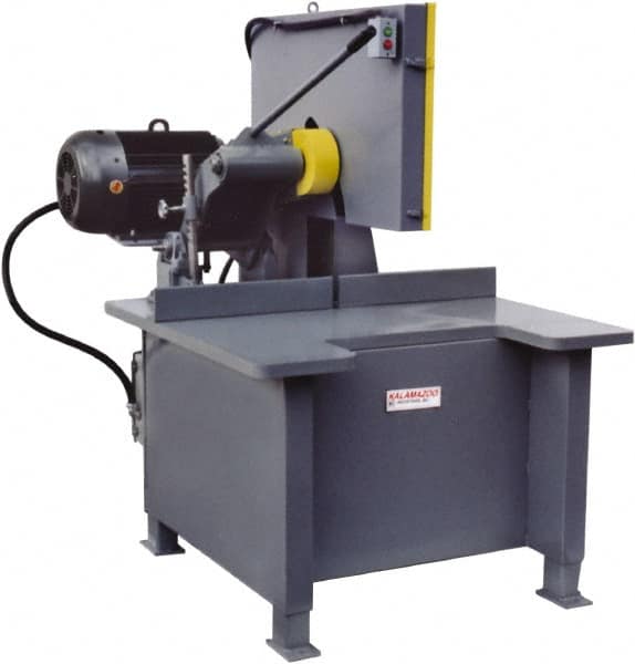 Kalamazoo - 20" Blade Diam, 1" Arbor Hole, Straight Chop & Cutoff Saw - 2,500 RPM, 15 hp, 220/440 Volts, 3 Phase - Makers Industrial Supply