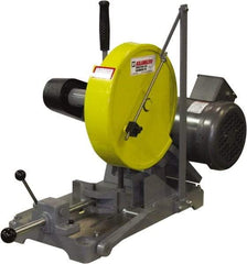 Kalamazoo - 10" Blade Diam, 5/8" Arbor Hole, Straight Chop & Cutoff Saw - 3,450 RPM, 3 hp, 220/440 Volts, 1 or 3 Phase - Makers Industrial Supply