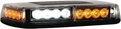 Buyers Products - Variable Flash Rate, Magnetic or Permanent Mount Emergency LED Lightbar Assembly - Powered by DC, Amber & Clear - Makers Industrial Supply