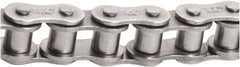 Tritan - 1/2" Pitch, ANSI 41, Single Strand Roller Chain - Chain No. 41SS, 1,349 Lb. Capacity, 10 Ft. Long, 0.306" Roller Diam, 0.246" Roller Width - Makers Industrial Supply