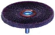 3" Diameter - Burgundy Elastomer Conflex Polyflex Brush - Makers Industrial Supply