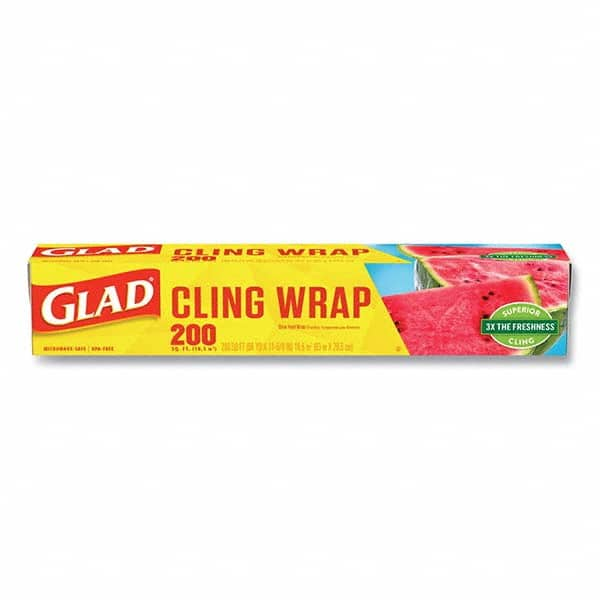 Glad - Foil & Plastic Wrap Breakroom Accessory Type: Plastic Wrap For Use With: Food Protection - Makers Industrial Supply