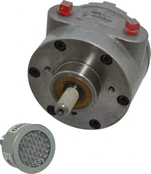 Gast - 1-1/2 hp Reversible Face Air Actuated Motor - 3,000 Max RPM, 1.12" Shaft Length, 5.81" OAL, 1/2" Shaft Diam - Makers Industrial Supply