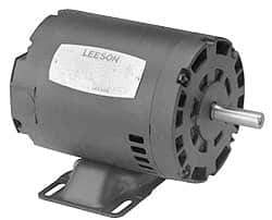 Leeson - 2 Max hp, 3,450 Max RPM, Electric AC DC Motor - 115, 208, 230 V Input, Single Phase, 56H Frame - Makers Industrial Supply